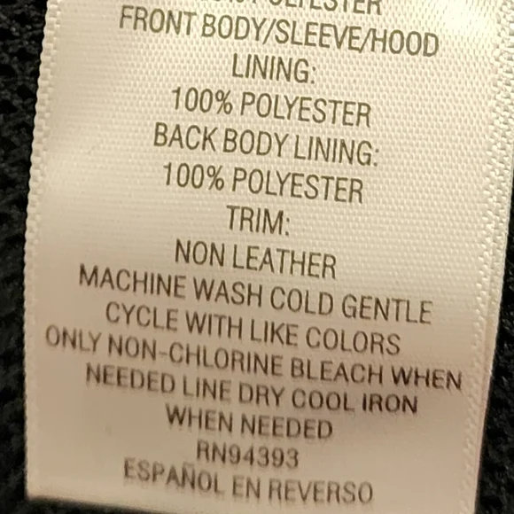 Vintage INC International Men's Black Camouflage Jacket - Picture 4 of 7